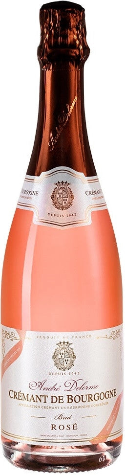 Order Andre Delorme Methode Champenoise  France Cremant de Bourgogne Rose Brut NV - 12 Bottles - Just Wines