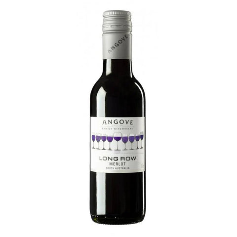 Angove Long Row South Australia Merlot NV (187ml) - 24 Bottles