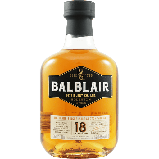  Liquor Loot- Balblair 18 Year Old Single Malt Scotch Whisky (700mL) -  