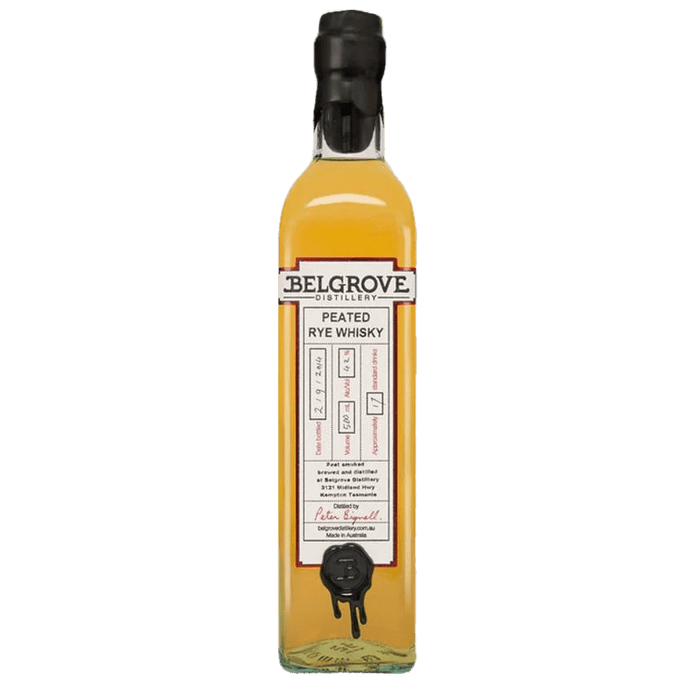  Liquor Loot- Belgrove Distillery Peated Rye Whisky (500mL) -  