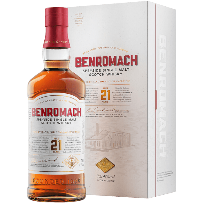  Liquor Loot- Benromach 21 Year Old Single Malt Scotch Whisky (700mL) -  