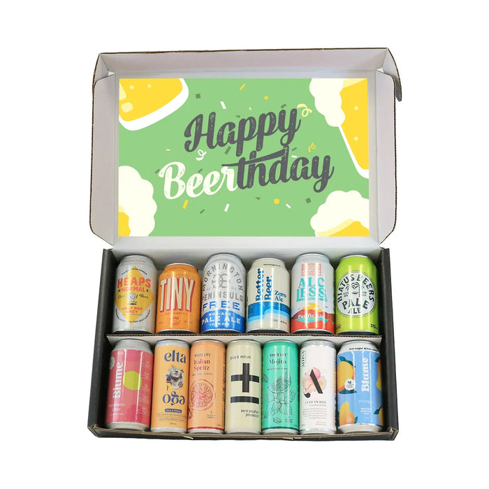 Order Birthday 13 Non-Alcoholic Beers & Cocktails Gift Box - Just Wines