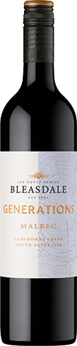 Order Bleasdale Generations Langhorne Creek Malbec 2023 - 6 Bottles - Just Wines