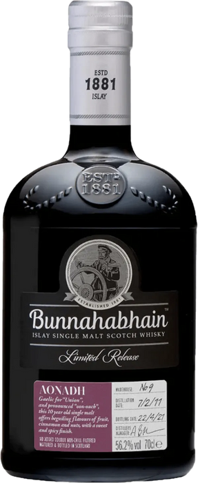  Liquor Loot- Bunnahabhain Aonadh 10 Year Old Cask Strength Single Malt Scotch Whisky (700mL) -  