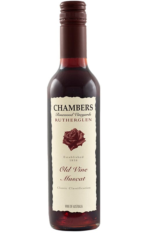 Order Chambers Rosewood Rutherglen Old Vine Muscat 375ml NV - 12 Bottles JustWines Australia
