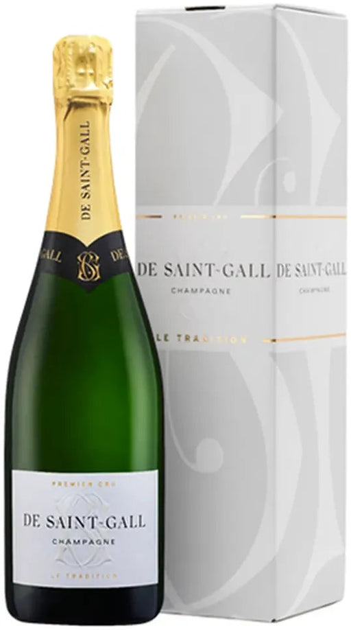 Order Champagne De Saint-Gall Tradition Premier Cru France Brut (Gift Boxed) NV - 6 Bottles - Just Wines