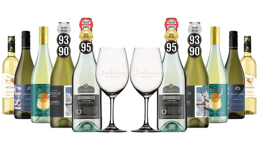 Order Winter Delight Premium White Mix - 10 Bottles + 2 Free Glasses JustWines Australia