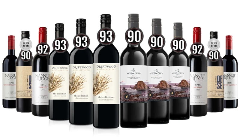 Order Coastal Vineyards Western Australia Red Wines Mixed – 12 Bottles - Just Wines