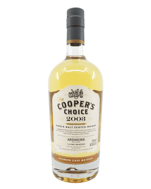  Liquor Loot- Cooper’s Choice Ardmore 2003 17 Year Old Single Malt Scotch Whisky (700mL) -  