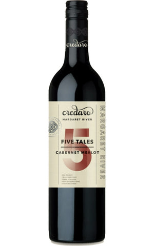 Credaro Five Tales  Margaret River Cabernet Merlot 2023 - 12 Bottles