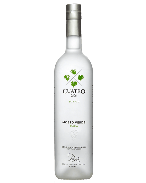  Liquor Loot- Cuatro G’s Italia Mosto Verde Pisco (700mL) -  