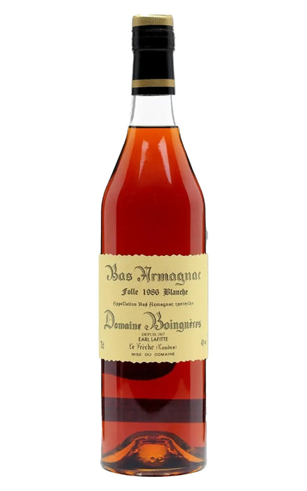 Order Domaine Boingneres 1986 Bas Armagnac Folle Blanche 700ml - 1 Bottle - Just Wines