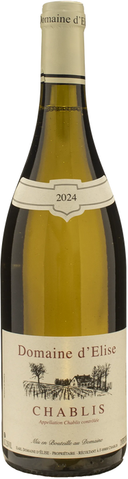 Order Domaine d'Elise Chablis France 2024 - 12 Bottles - Just Wines