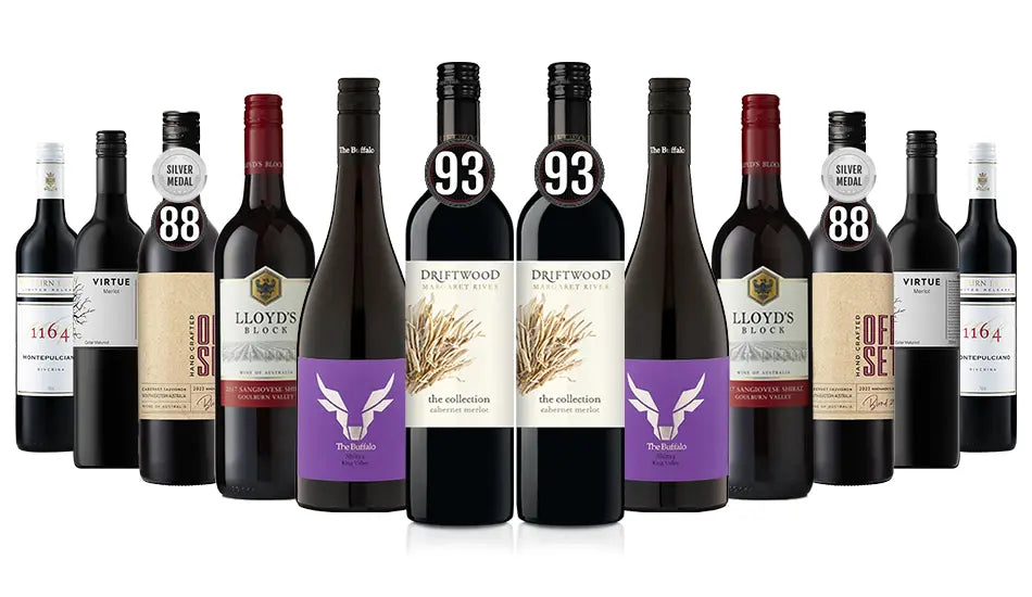 Order Excellent Selection Red Wines Mixed - 12 Bottles - Just Wines