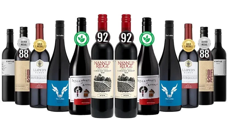 Order Excellent Selection Red Wines Mixed - 12 Bottles - Just Wines