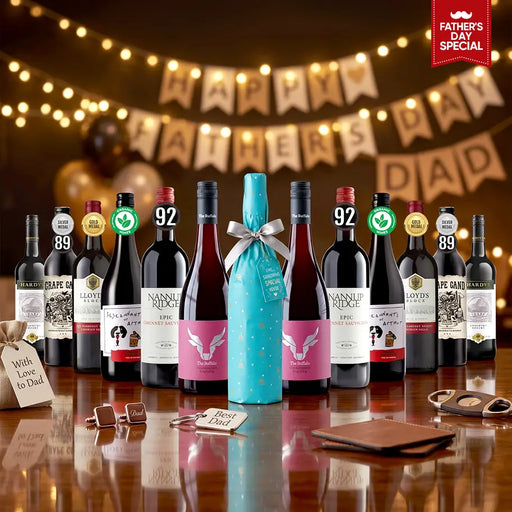 Order Father's Day Special Red Mix – 12 + 1 FREE Bottles | A Gift for the Dad Who Deserves It All - Just Wines