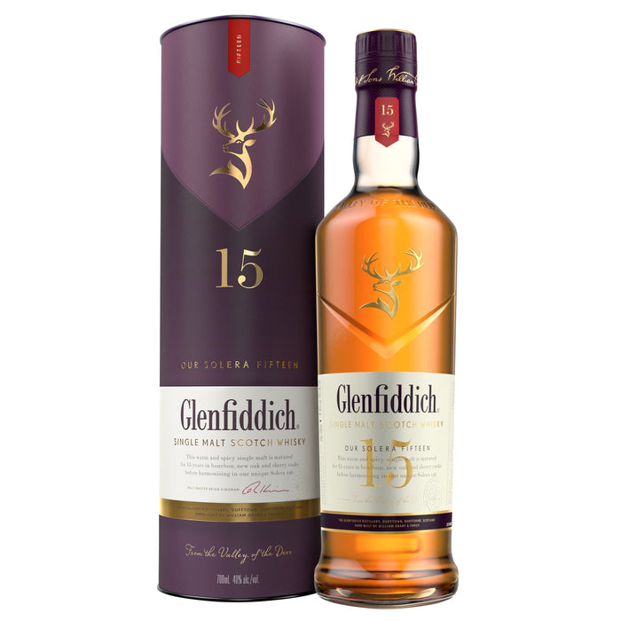 Order Glenfiddich 15 Year Old Single Malt Scotch Whisky 700ml - 1 Bottle JustWines Australia