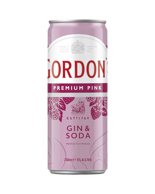 Order Gordons Pink Gin & Soda Can JustWines Australia
