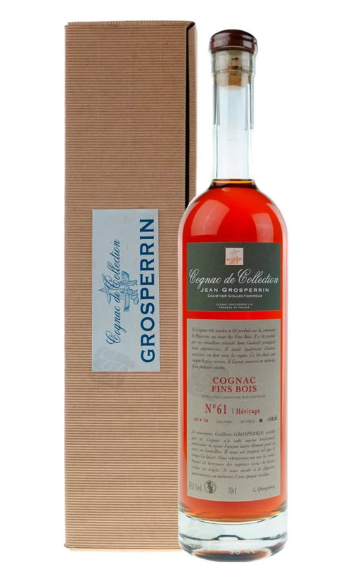 Order Grosperrin Cognac No. 61 (1961) Fins Bois 700ml - 1 Bottle - Just Wines
