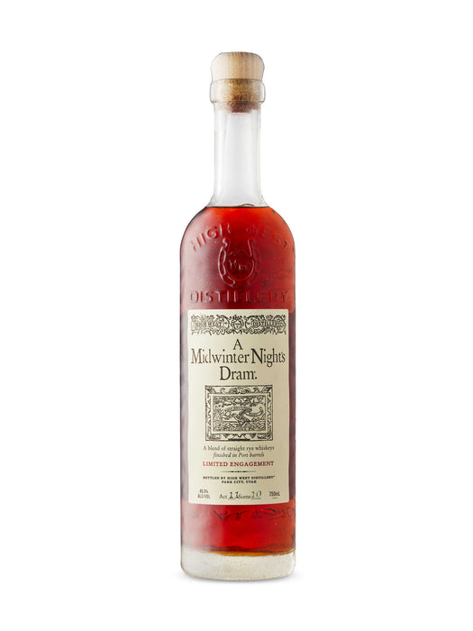 Order High West A Midwinter Nights Dram Rye Whiskey (750 mL) - Just Wines