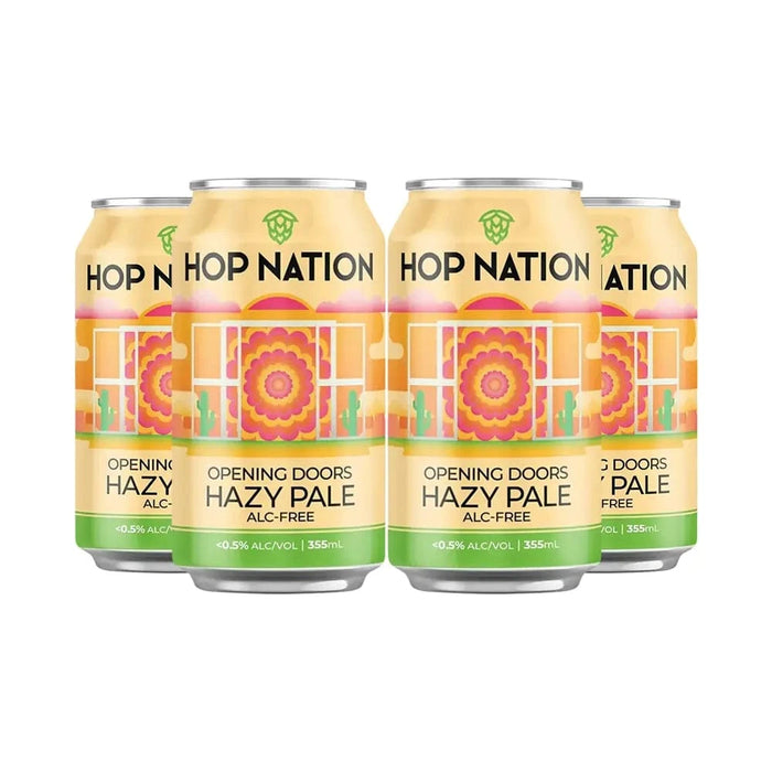 Order Hop Nation Opening Doors Hazy Pale Ale 4x375ml JustWines Australia