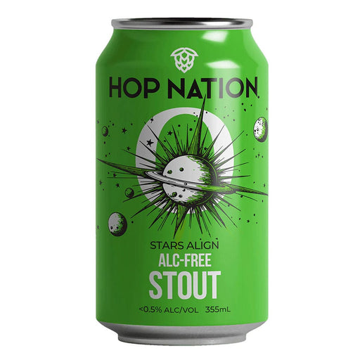 Order Hop Nation Stars Align Non-Alc Stout 1x375mls JustWines Australia