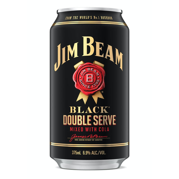 Order Jim Beam Black Double Serve And Cola 375mL JustWines Australia