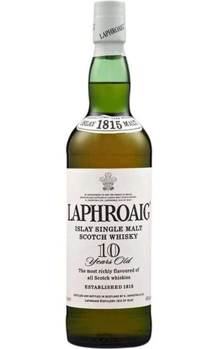 Order Laphroaig 10 Year Old Islay (Scotland) Single Malt Scotch Whisky 700ml - 1 Bottle JustWines Australia