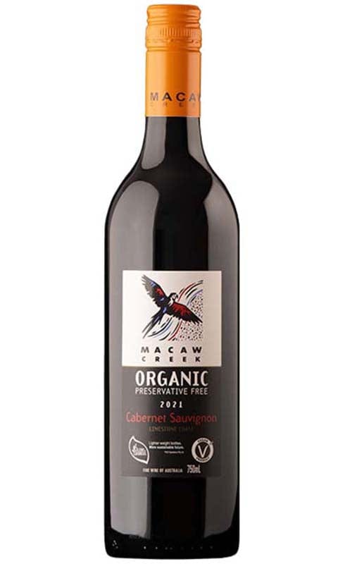 Order Macaw Creek Organic Preservative Free Limestone Coast Cabernet Sauvignon 2021 - Just Wines