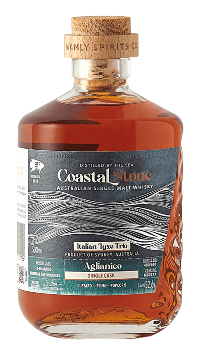  Liquor Loot- Manly Spirits Coastal Stone 'Italian Series' Aglianico Expression Single Malt Whisky (500mL) -  