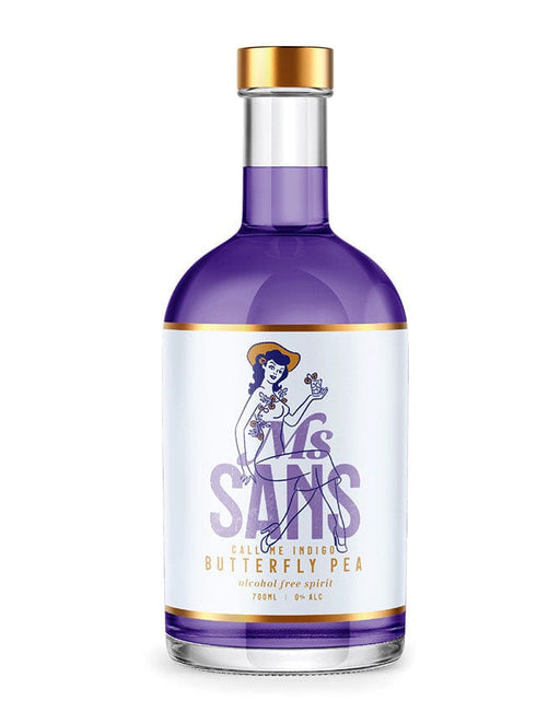 Order Ms Sans Call Me Indigo Butterfly Pea Gin Substitute JustWines Australia