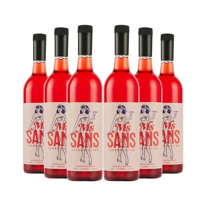 Order Ms Sans Non-Alcoholic Cosmopolitan Premixed 6x700ml JustWines Australia