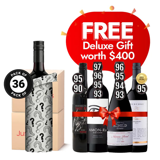 Order Mystery Shiraz – 36 Bottles + FREE $400 Gift - Just Wines