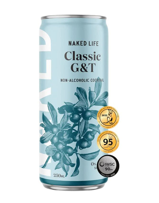 Order Naked Life Classic G&T Non-Alcoholic Cocktail JustWines Australia