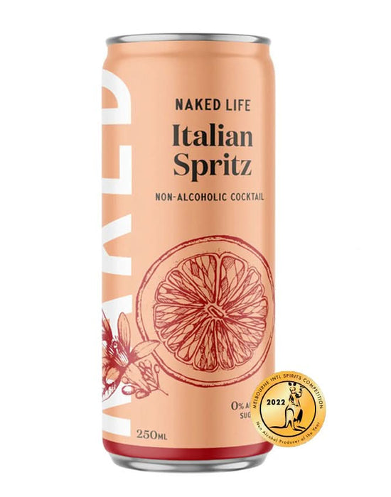 Order Naked Life Italian Spritz Non-Alcoholic Cocktail JustWines Australia