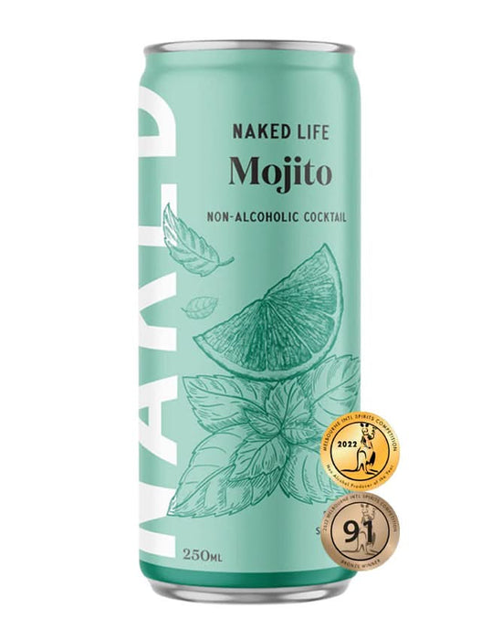 Order Naked Life Non-Alcoholic Mojito Cocktail JustWines Australia
