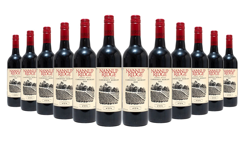 Order Nannup Ridge Wines Perks Road Western Australia Cabernet Merlot 2020 - 12 Bottles - Just Wines