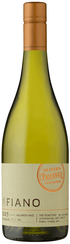 Order Olivers Taranga Small Batch McLaren Vale Fiano 2025 - 6 Bottles - Just Wines