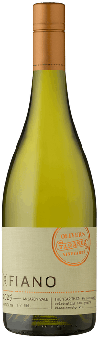 Order Olivers Taranga Small Batch McLaren Vale Fiano 2025 - 6 Bottles - Just Wines