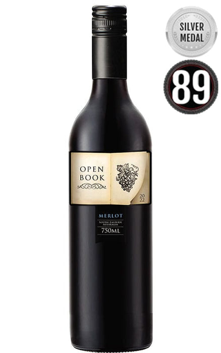 Order Open Book Merlot 2022 Red Wine - 12 Bottles JustWines Australia