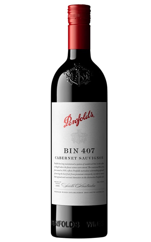 Order Penfolds Bin 407 South Australia Cabernet Sauvignon 750ml - 1 Bottle JustWines Australia