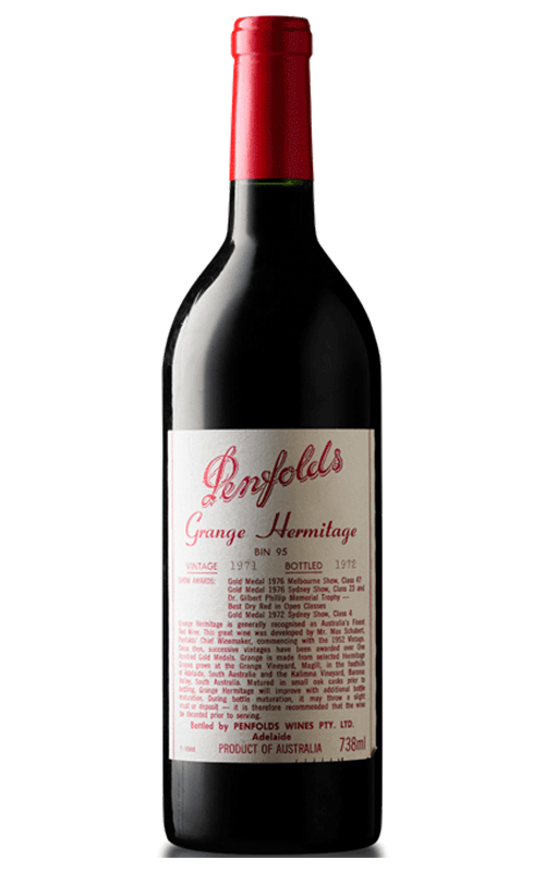 Order Penfolds Bin 95 Grange Hermitage Australia Shiraz Cabernet 1971 JustWines Australia
