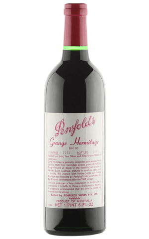 Penfolds Grange Hermitage Bin 95 Australia Shiraz Cabernet 1965