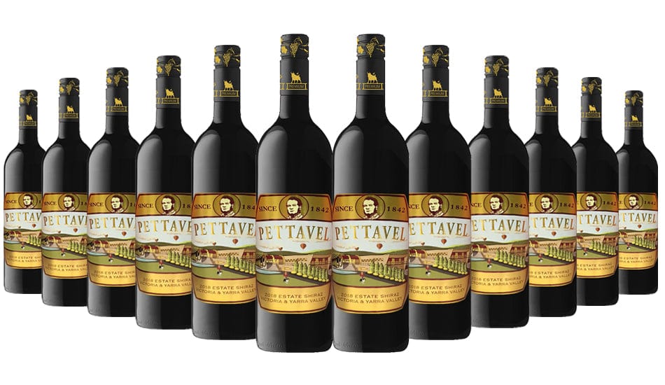 Order Pettavel Estate Yarra Valley & Victoria Shiraz 2018 Pack of 12 JustWines Australia