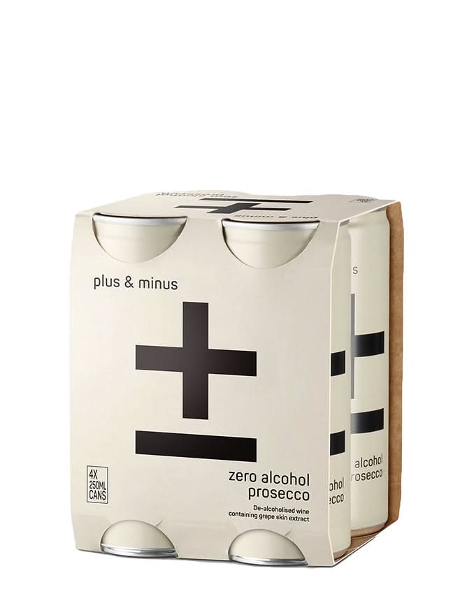 Plus & Minus Prosecco RTD Cans | Just Wines Australia