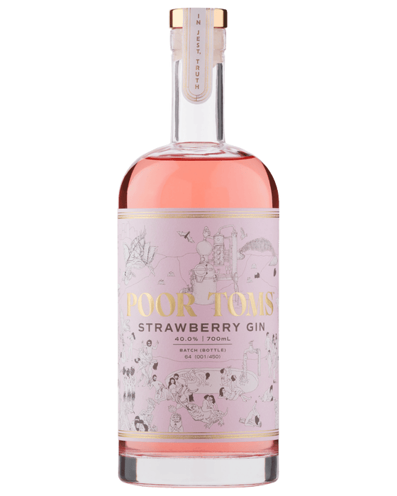  Liquor Loot- Poor Toms Distillery Strawberry Gin (700mL) -  