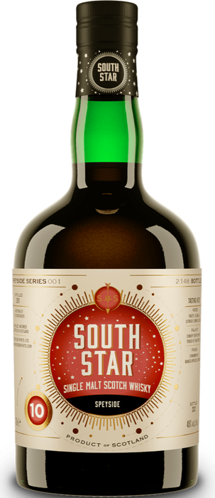  Liquor Loot- South Star Speyside 10 Year Old Single Malt Scotch Whisky (700mL) -  