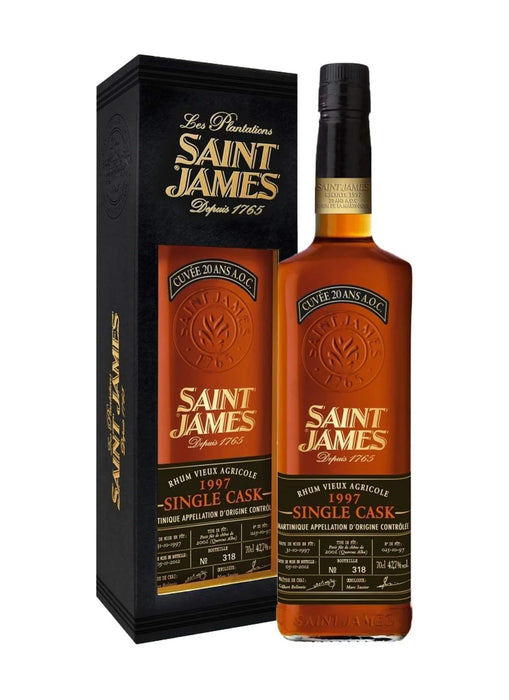 Order St James 1997 Single Cask Rhum Vieux 700ml - 1 Bottle - Just Wines