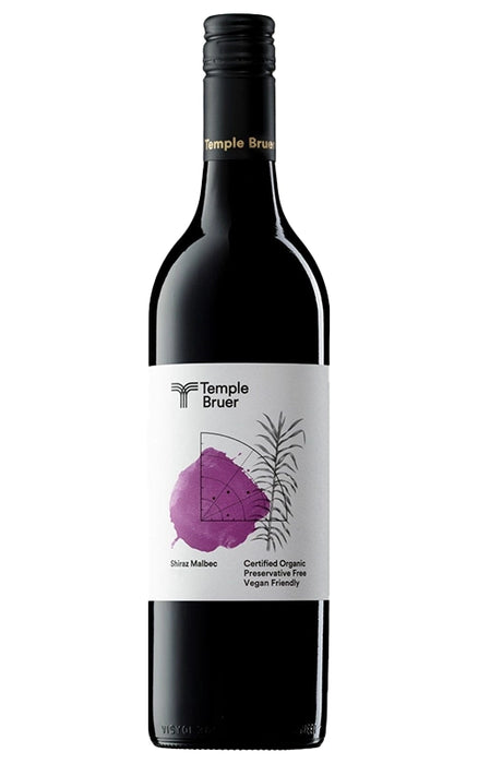 Order Temple Bruer Organic Preservative Free Riverland Shiraz Malbec 2022 - 12 Bottles - Just Wines