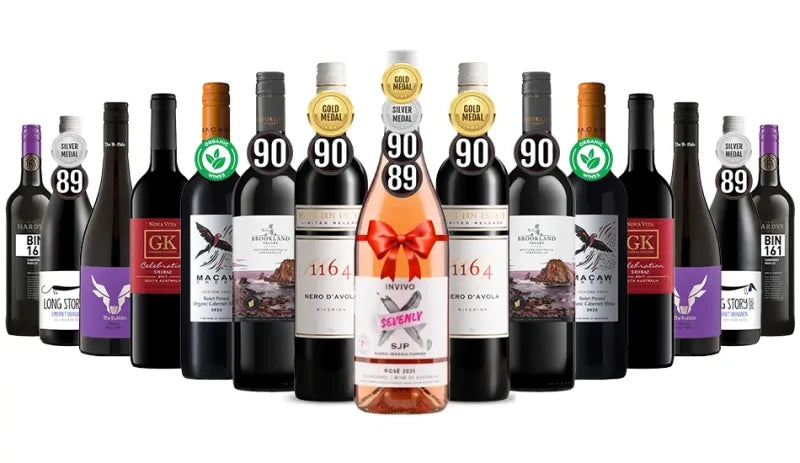Order Tempting Red Wines Mix - 14 Bottles + 1 Free Rose Wine - Just Wines